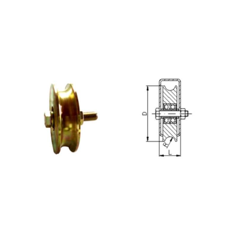 R-GROOVE WHEEL NO SUPPORT